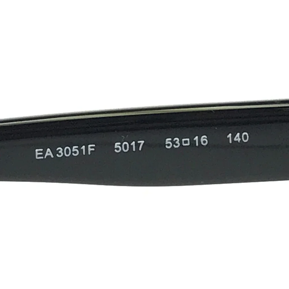 Emporio Armani Eyeglasses Frames EA3051F 5017 Black Square Full Rim 53-16-140